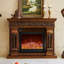 Solid Wood Electric Fireplace-840704043