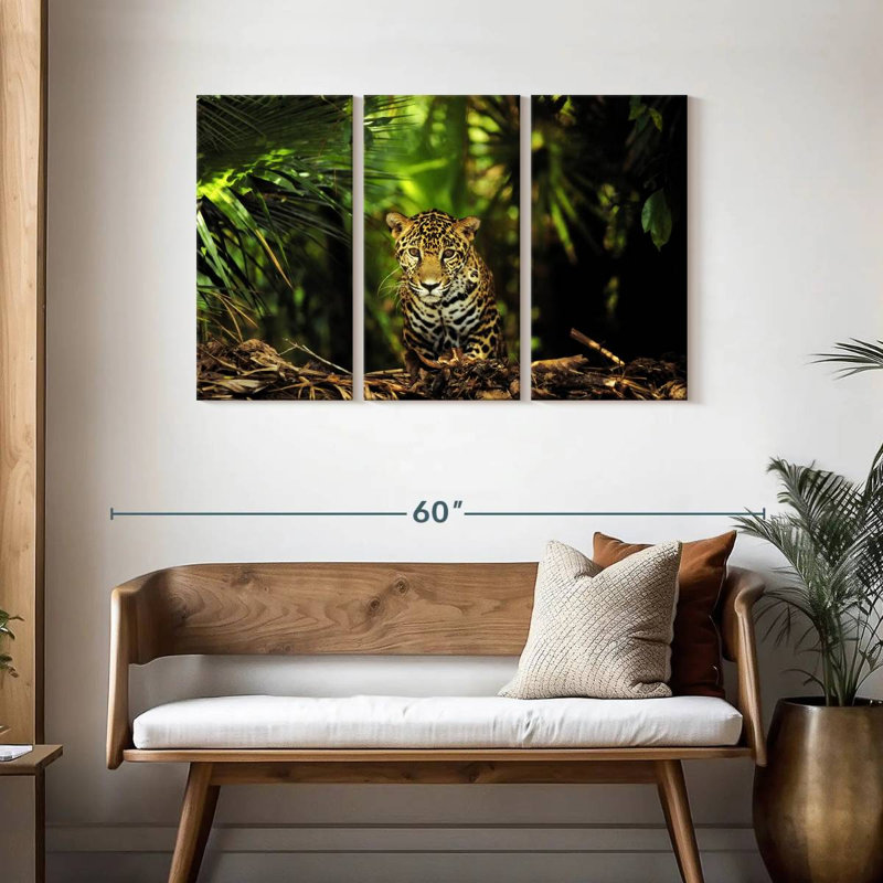 Brampt Belize Jungle Jaguar, 28" H x 45" W