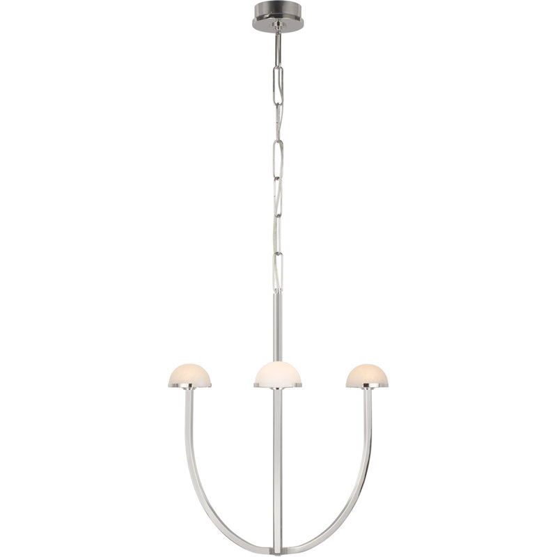 Kelly Wearstler Pedra Medium Chandelier, Polished Nickel