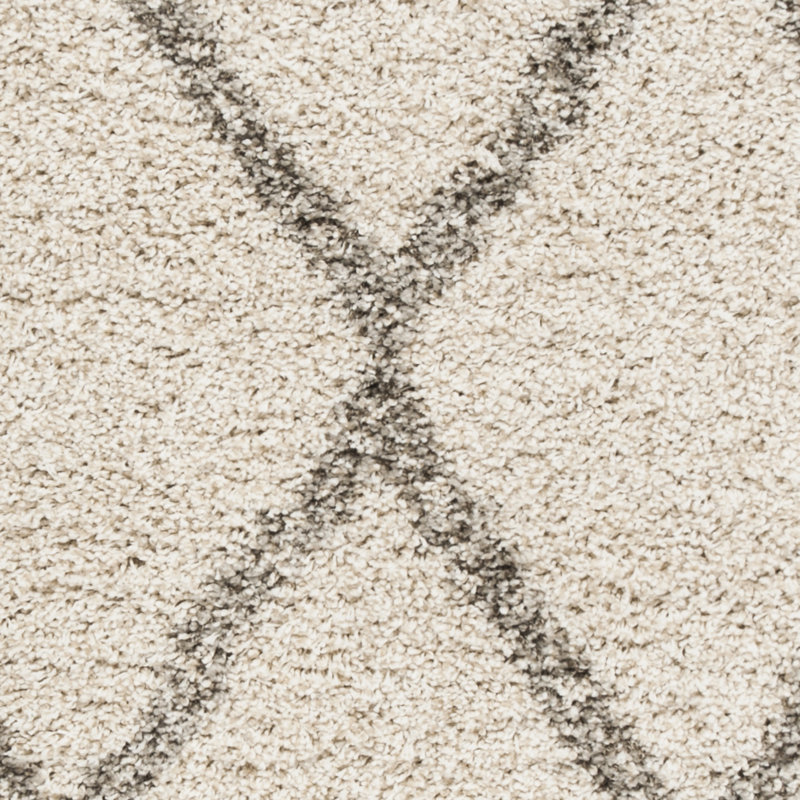 Rizco Shag Performance Geometric Rug, Rectangle 4' x 6'