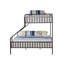 Lit superposé simple Caius Gunmetal