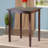 Javone 2 - Person Walnut Solid Wood Top Four Leg Dining Set