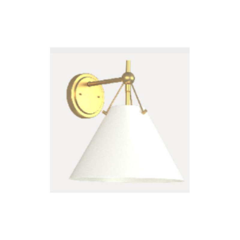 1 Wall Lamp White, White