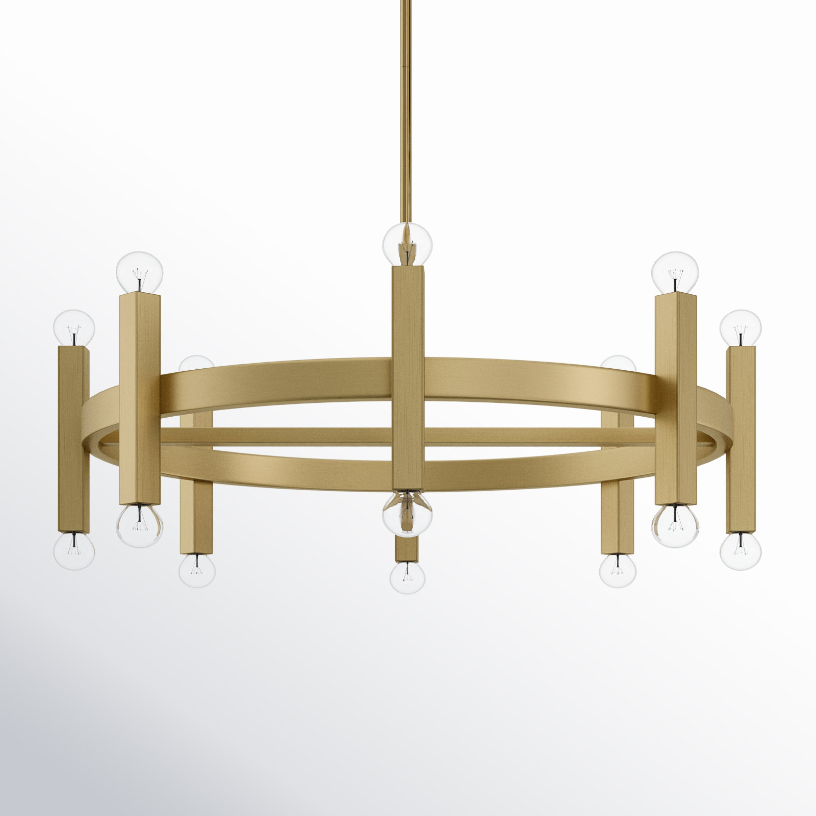 Cassi 16-Light Chandelier, Brass