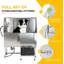 50" Stainless Steel Dog Bathing Station with Stairs, Adjustable Showerhead & Drain