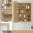 16" W X 24" H Wide Frame Oak Wood Medicine Cabinet with Mirror, Adjustable Shelves, Soft-Close Hinges and Reversible Door, Wall-Mount or Recessed for Makeup, Shaving or Bathroom Vanity Storage-2016667439-2035901599