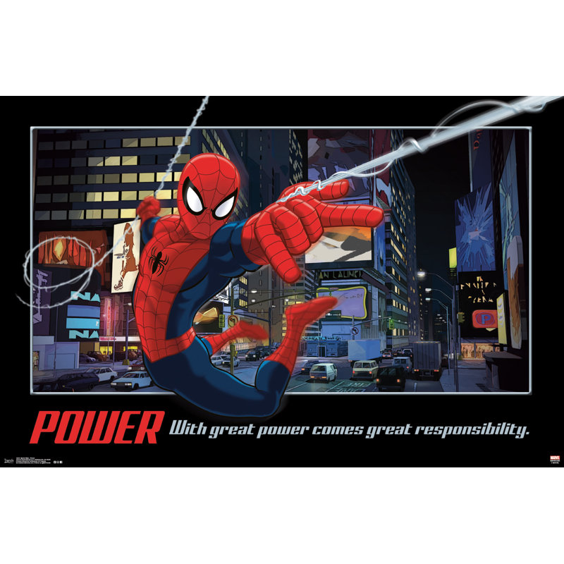 « spider-man », impression sur papier
