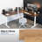 VIVO Electric 77" x 71" Corner Stand Up Desk, 3E7B Series-93885695