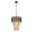 Ombre Beaded Wood 3-Tier Chandelier
