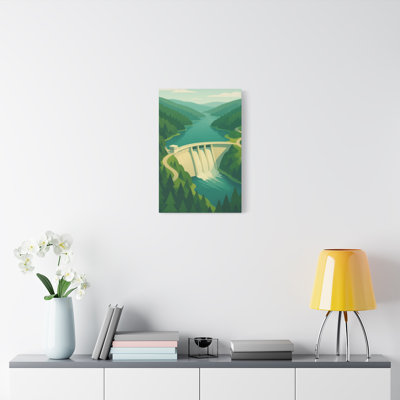Apel Single Picture Frame Print on Canvas