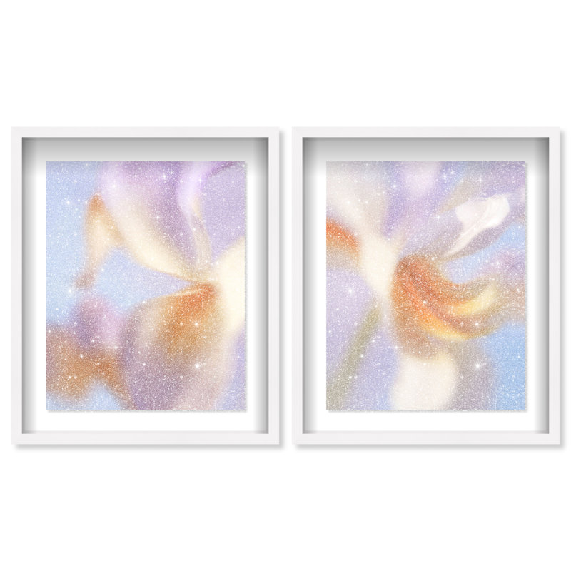 Blurred Venus Set Shadowbox Abstract Print by Oliver Gal, Black Frame, 16 x 20, 25.5"H x 31.5"W, White Shadowbox