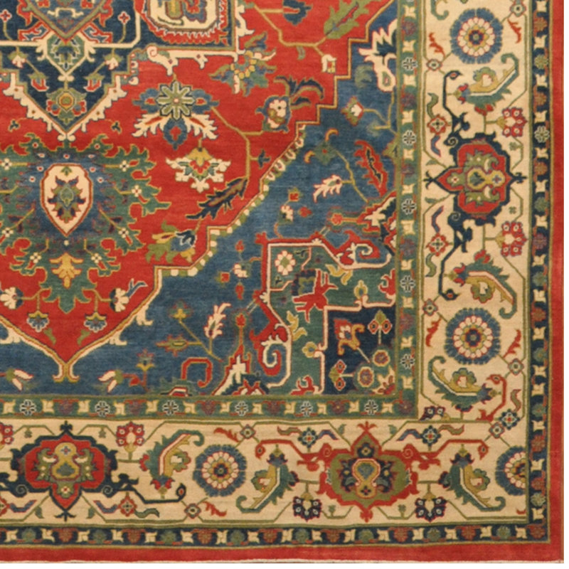 Tapis afghan en laine Kazak