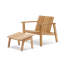 Haven Solid Wood Adirondack Chair with Ottoman