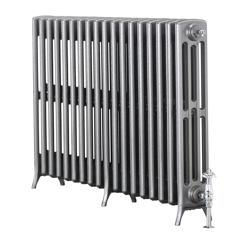 Aadhya Horizontal Radiator, Cast Grey, 760mm H x 1112mm W x 175mm D