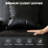 86" Faux Leather Sofa with Pillows, Deep Seat Couch, Black-1202631619