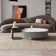 Light luxury round rock table