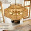 Luminaire de lustre en rotin Boho-860999561-860999563