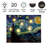 LED Lighted Canvas- Starry Night and Candle Set-1574276851