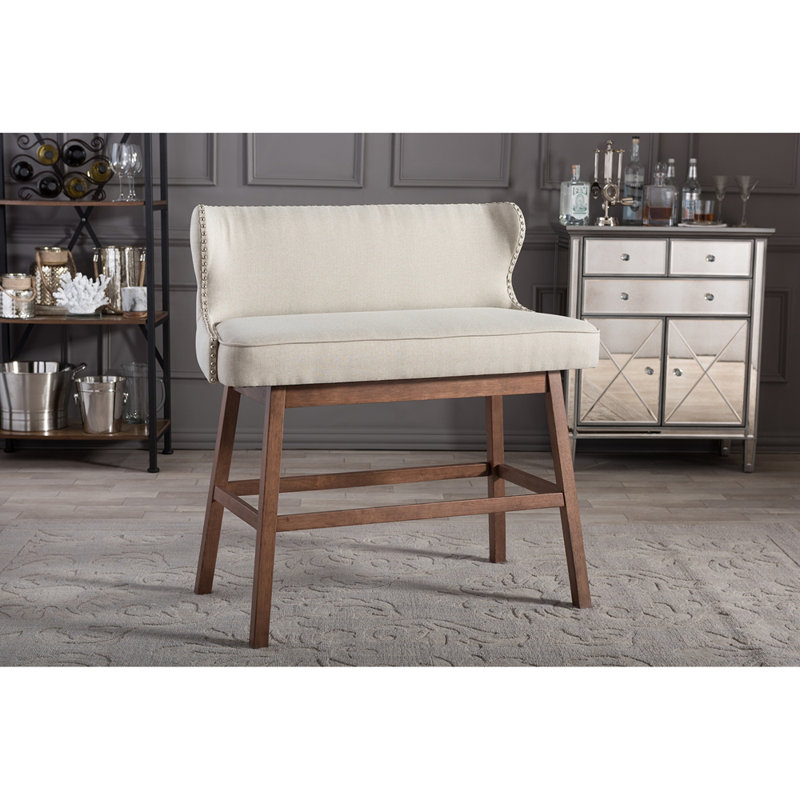 Upholstered Bench, Beige