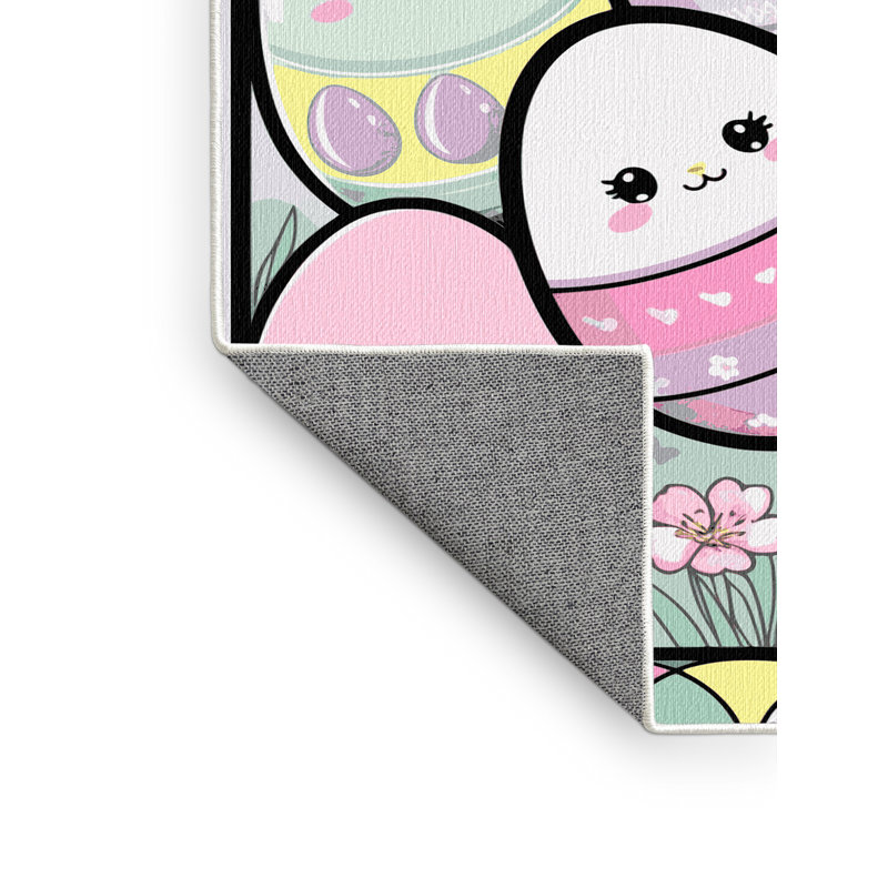 Le tapis des Fêtes de Pâques Printemps Aisle®, Rectangulaire 2 pi x 3 pi