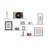 Epinal 4 Piece Picture Ledge Wall Shelf-1916079879