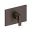 Secant 3/4" Rectangular Thermostatic Trim Plate With Handle-682375920