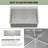 28" L x 22" W Drop-in Kitchen Sink 16 Gauge Stainless Steel Kitchen Sink Single Bowl Kitchen Sink