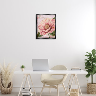 Cadre flottant French Flower & Ladybug, design par Sasha