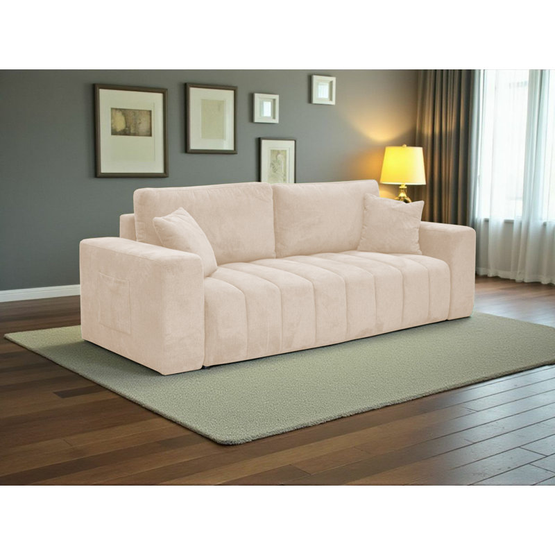 3 Seater Sleeper, Cream
