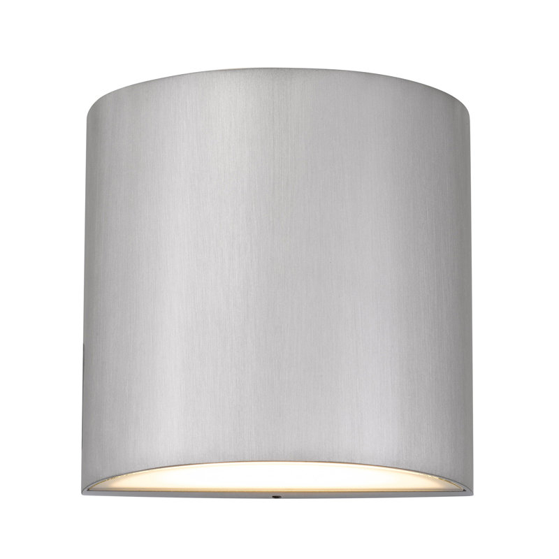 Brushed Aluminum LED Wall Sconce, Brushed Chrome