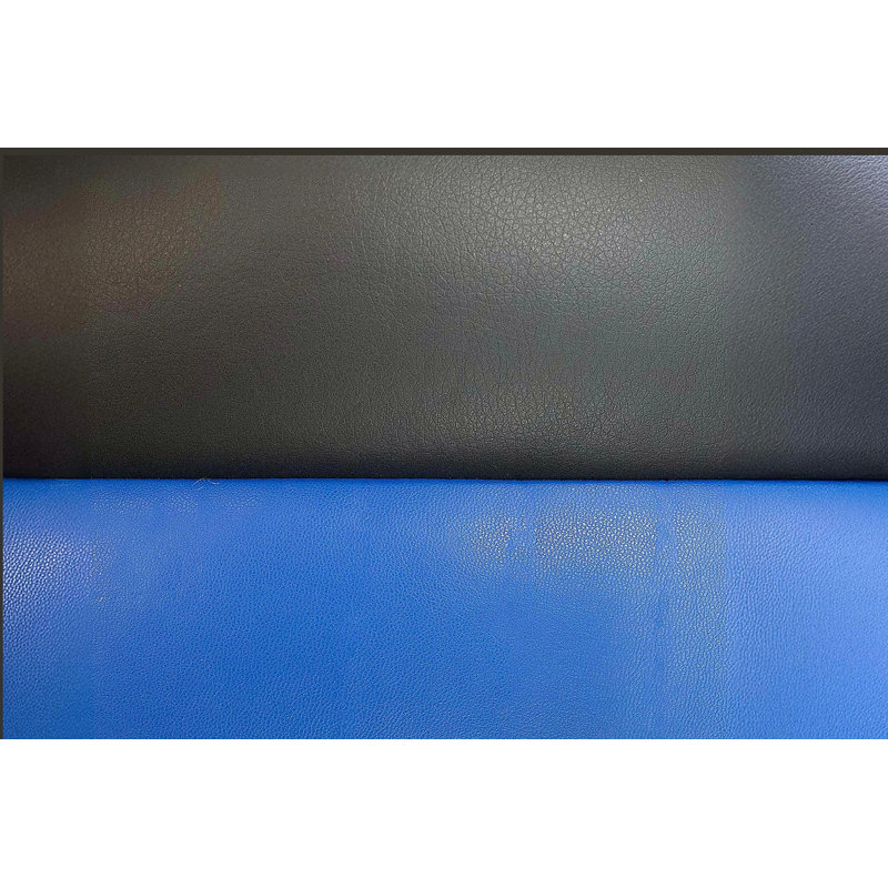 Modern Gaming Chair Office Chair Blue And Black Faux Leather with Chairs Casters, Black/Blue