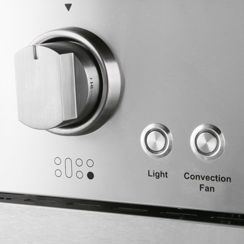 Cosmo 48 in. Lumin Collection 6.7 cu. ft. Double Oven Dual Fuel Range with 6 Sealed Burners, Rapid Convection, Stainless Steel
