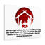 Fear Not Mary Luke 1:30-31 - Wrapped Canvas Print-1686041123