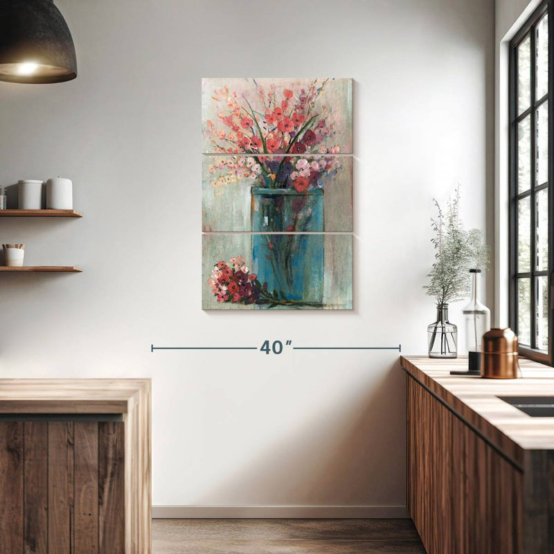 Harnek Blue Jar I, 38" H x 24" W