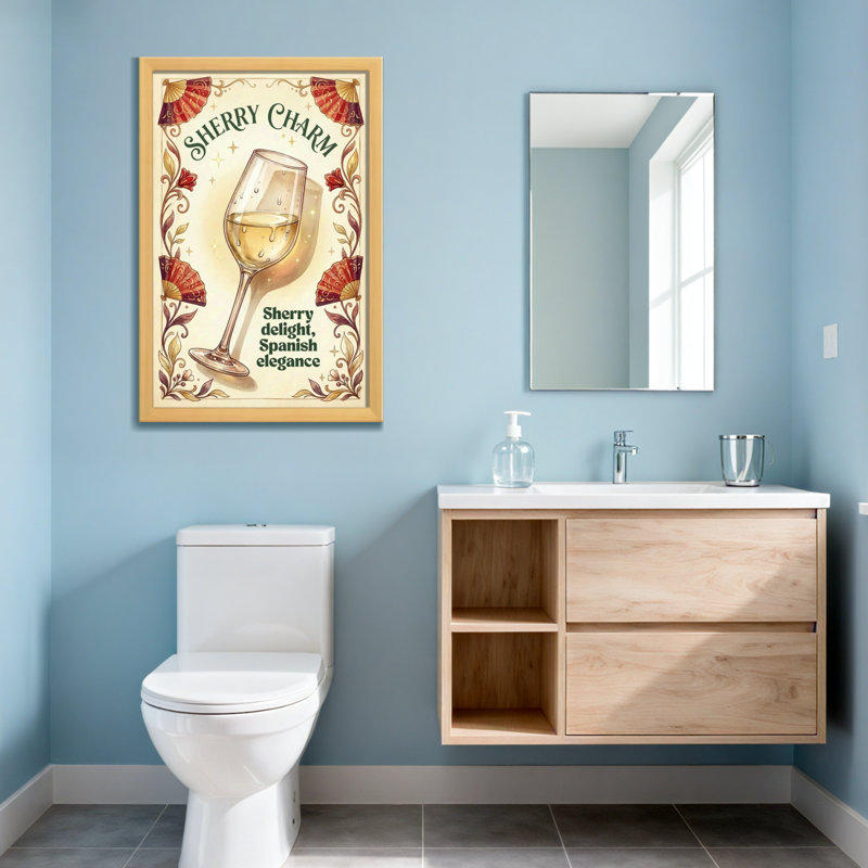 Aliments et boissons Sherry Charm Delight, H 24 po x l 16 po, Toile tendue, Ne s’applique pas