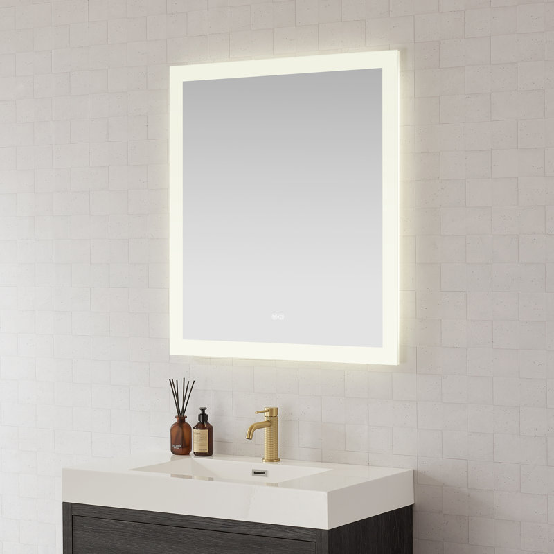 Miroir de salle de bain mural Moscow, 36 po x 32 po