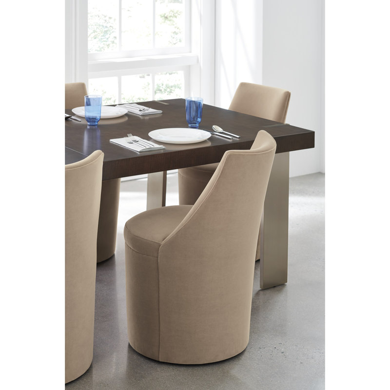 Barrel Roll Upholstered Dining Chair