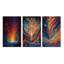 «Mysterious Rainbow Vision Landscape I», 3 pièces sur toile-718361249-718361248