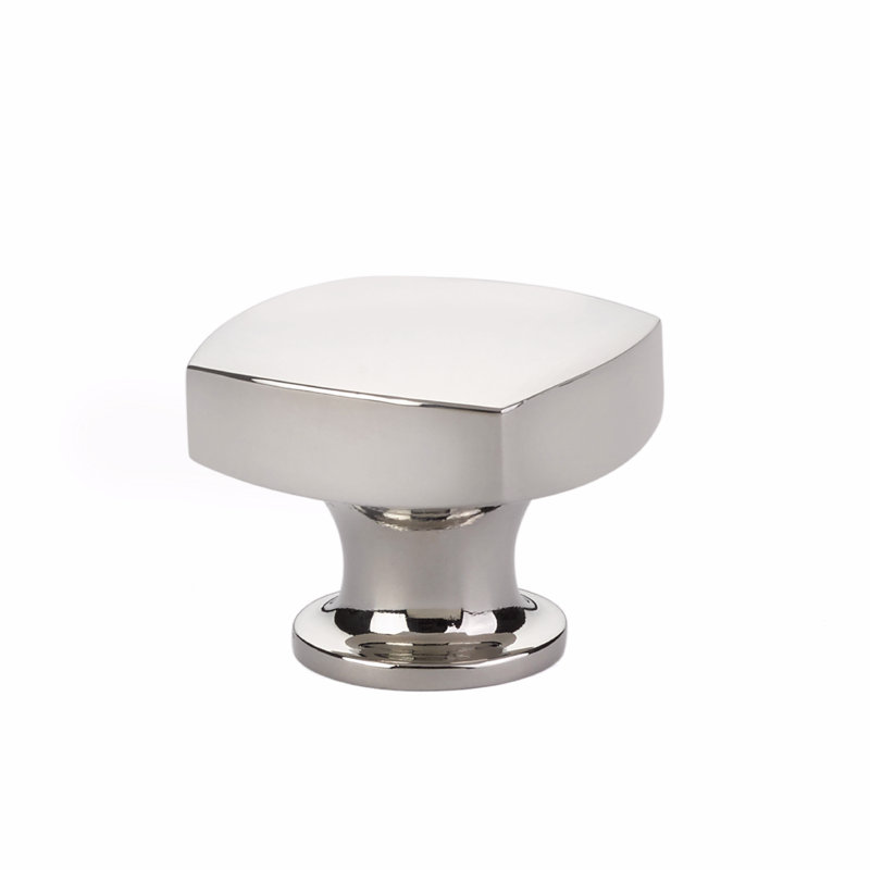 Emtek Freestone Cabinet Knob, Satin Brass, 1.5''