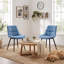 Chaise d'appoint rembourrée en similicuir Emsley avec pieds en métal-1875792369