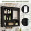 Armoire de salle de bain à miroir 32 pouces, rangement au-dessus de la toilette avec 4 tablettes réglables, armoire à pharmacie | Idée de cadeau-314478042