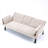 70 - Inch Bed, Foldable And Cotton Linen, With Cup Holder Armrest Storage, For 2 People In Small Sized Apartment Multi Functional Linen Fabric, Central Holder, Residents-1488860560