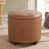 Cognac Faux Leather selected