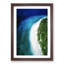 Maldives Paradise Beach in Abstract - Picture Frame Graphic Art Print-55760882-55760878