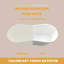 70,9 po X 31,5 po Baignoire de trempage autoportante à surface solide et à fond plat avec drain en blanc mat-125044948