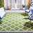 Bordeaux Geometric Green/Blue Indoor/Outdoor Area Rug-169058431