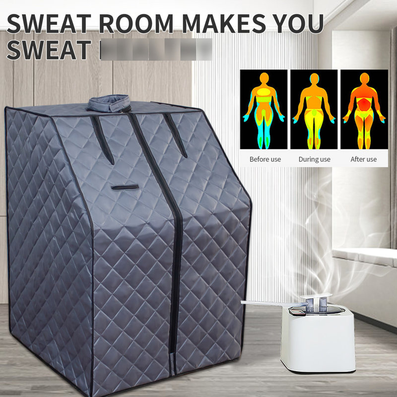 Équipement pour la maison - Générateur de vapeur de 1 000 W, capacité de 2 L, fauteuil pliable et télécommande