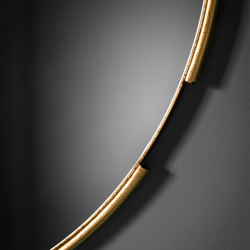 Hawkins Metal Flat Wall Mirror, Champagne