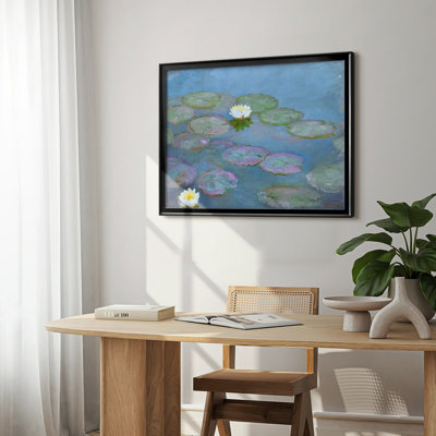 Water Lilies (Nymphéas)-Claude Monet-Framed Gallery Wrapped Canvas-c. 1897–1899