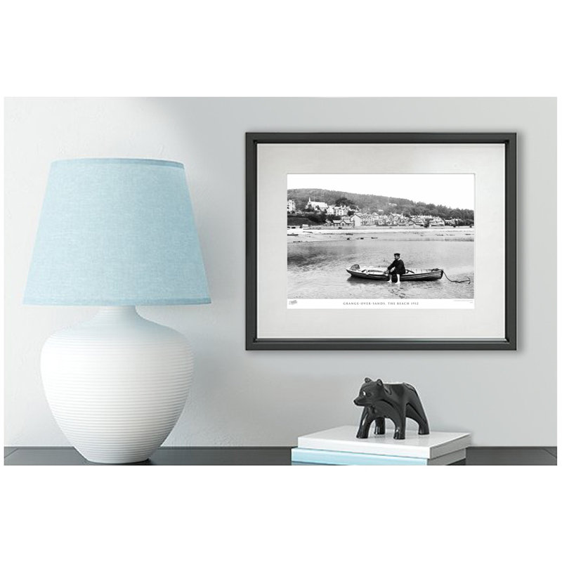 Grange-Over-Sands, The Beach 1912 by Francis Frith - Single Picture Frame Print, 45cm H x 60cm W x 2.3cm D